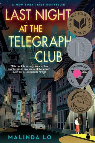 Picture of book cover for Last Night at the Telegraph Club by Malinda Lo