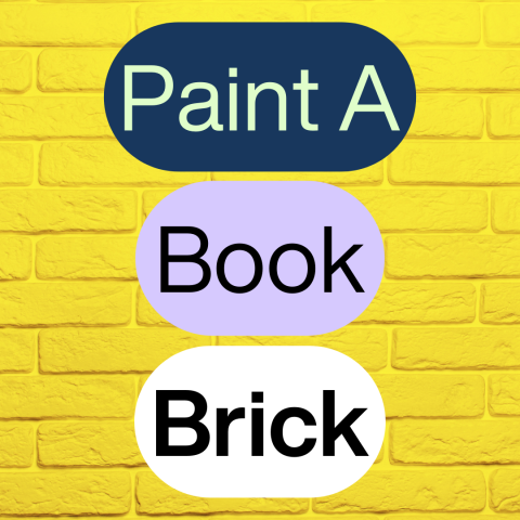 Paint a Book Brick